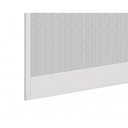 Insektenschutz-Drehtür aus Aluminium | 100x215 cm | weiß