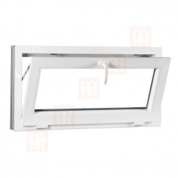 Kunststofffenster | 90x50 cm (900x500 mm) | weiß | Kipp-Fenster