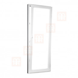 Kunststoff-Balkontüren | 90 x 210 cm (900 x 2100 mm) | weiß | Dreh-Kipp | rechts