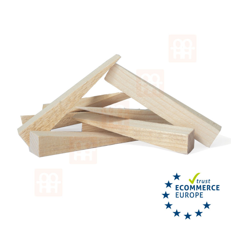 Holzmontagekeile 150x25x25-1mm Holzmontagekeile 150x25x25-1mm