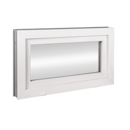 Kunststofffenster | 60x44 cm (600x440 mm) | weiß | Kipp-Fenster