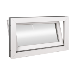 Kunststofffenster | 120x60 cm (1200x600 mm) | weiß | Kipp-Fenster