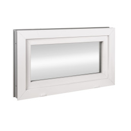 Kunststofffenster | 120x70 cm (1200x700 mm) | weiß | Kipp-Fenster