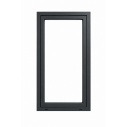 Anthrazit/weiße Kunststoff-Kippfenster 600 × 900 mm (60 × 90 cm) für Nebenräume Aplast 60