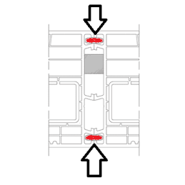 Kopplungen Fenster und Türen | Kunststoff Kopplungsfeder